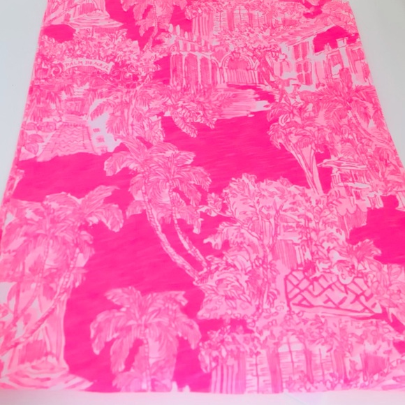 Lilly Pulitzer Etta V-Neck Top-Roxie Pink PB Anniversary Toile-NWT - Picture 10 of 11